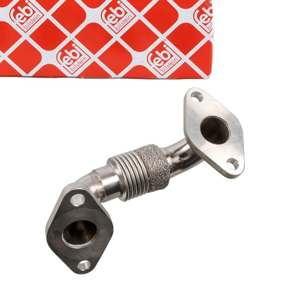 febi Rohrleitung AGR Ventil FüR VW Polo 4 9N Seat Ibiza 3 Skoda Fabia 1 1.9 TDI-image