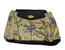 NEW - MICHE - Prima Bag Shell - "Hope" yellow, gray & black faux leather