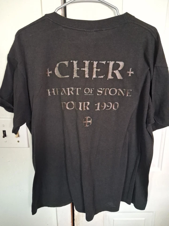 Vintage Cher Heart of Stone Tour 1990 Concert T Shirt Adult XL 46-48Made in USA - Image 4 of 4
