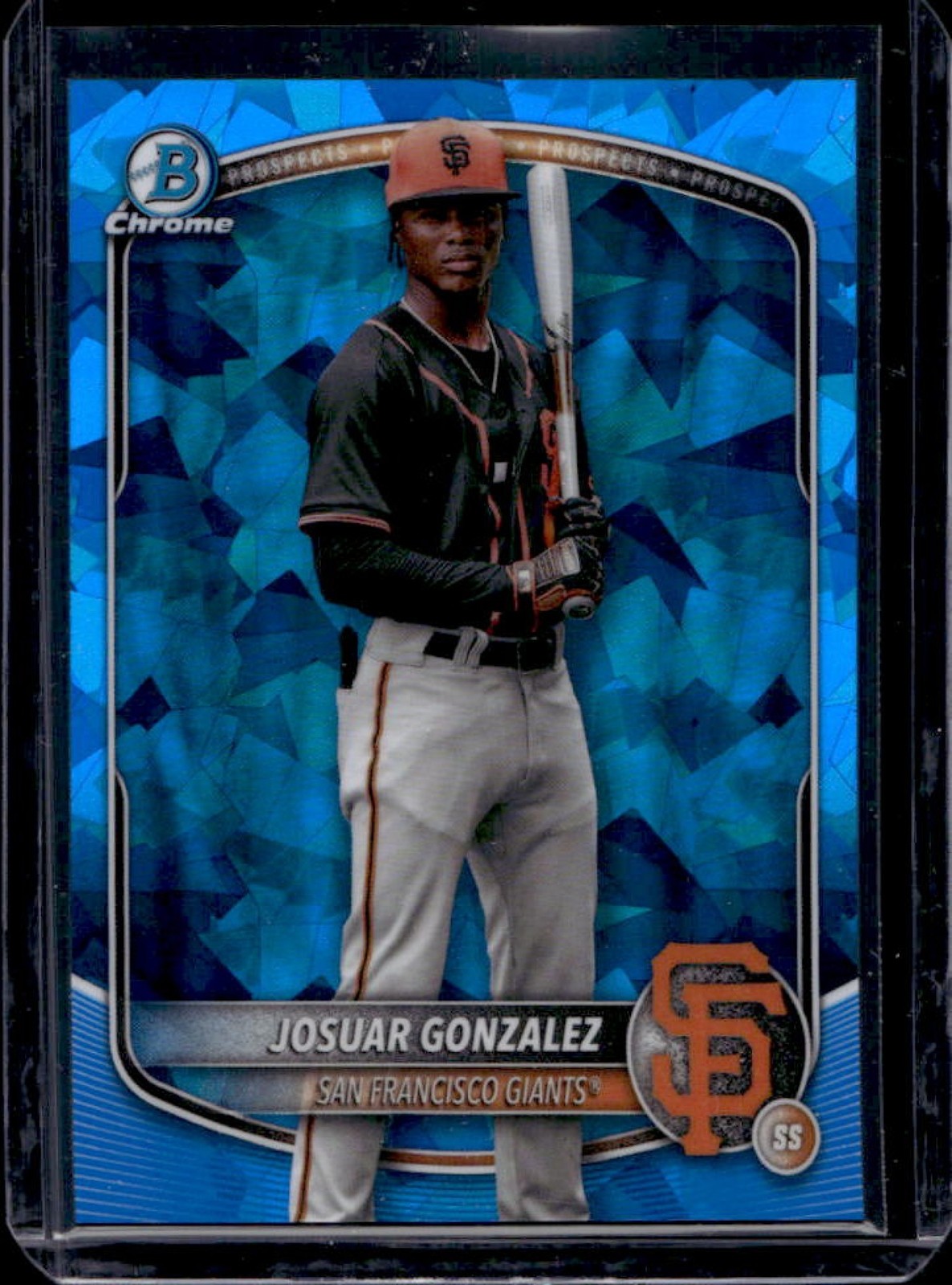 2025 Bowman Chrome Sapphire Josuar Gonzalez Image Variation 1st #BCP-153
