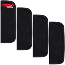 4 Pack Eyeglass Case Soft Slip in Glasses Cases Black Eyeglasses Holder Protecti