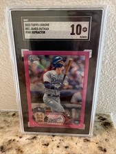 2023 Topps Chrome - James Outman #81 Pink Refractor (RC)