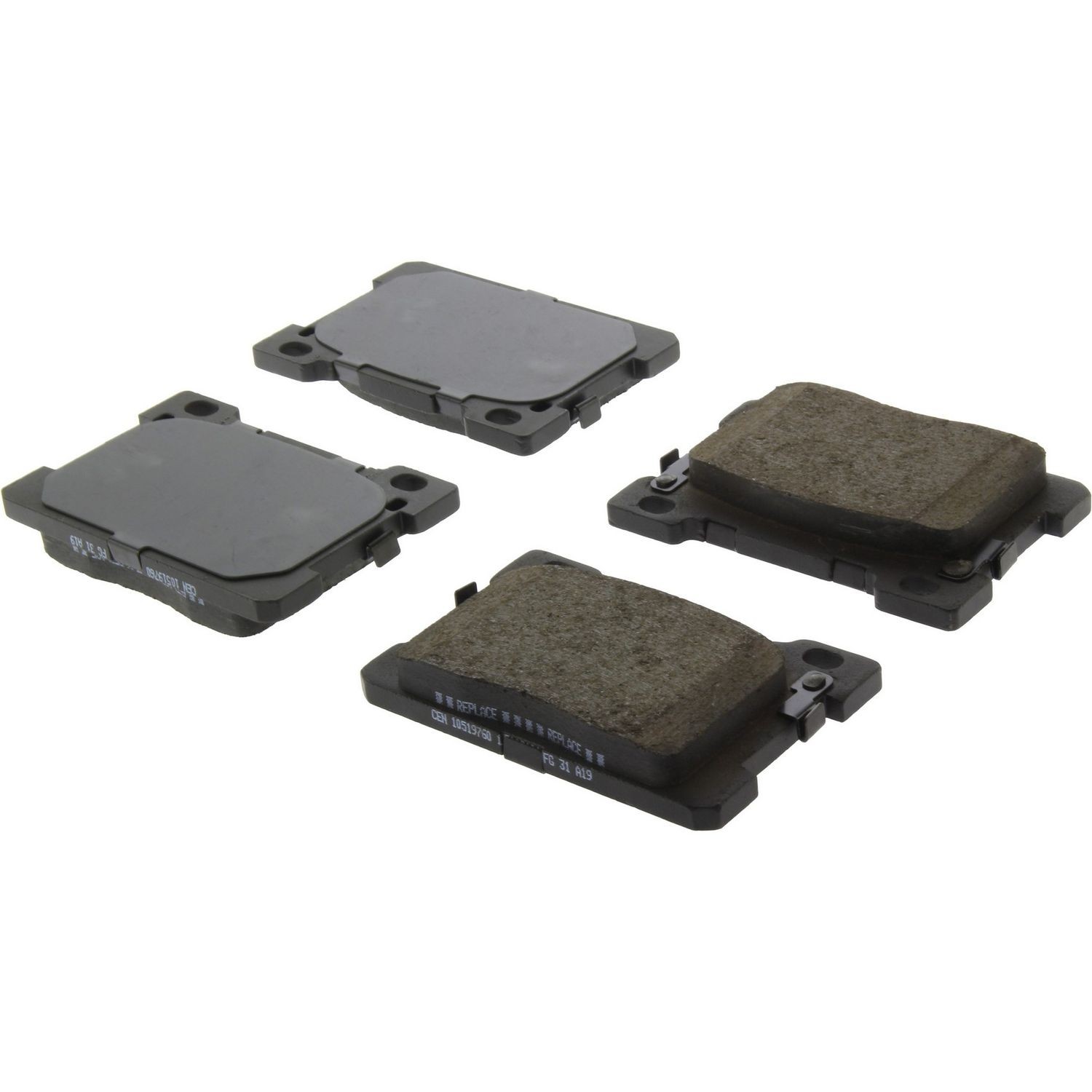Centric Parts 105.19760 Posi Quiet Ceramic Brake Pads with Shims