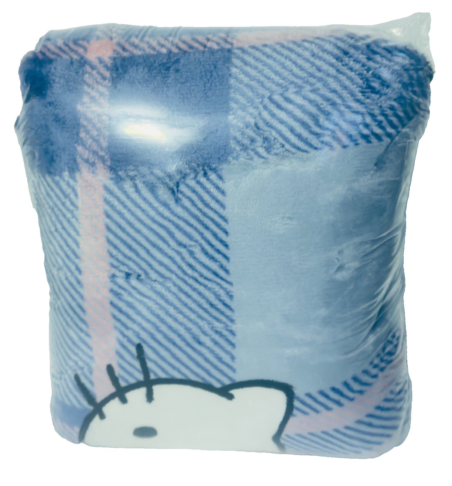 Hello Kitty Blue & Pink Throw Blanket