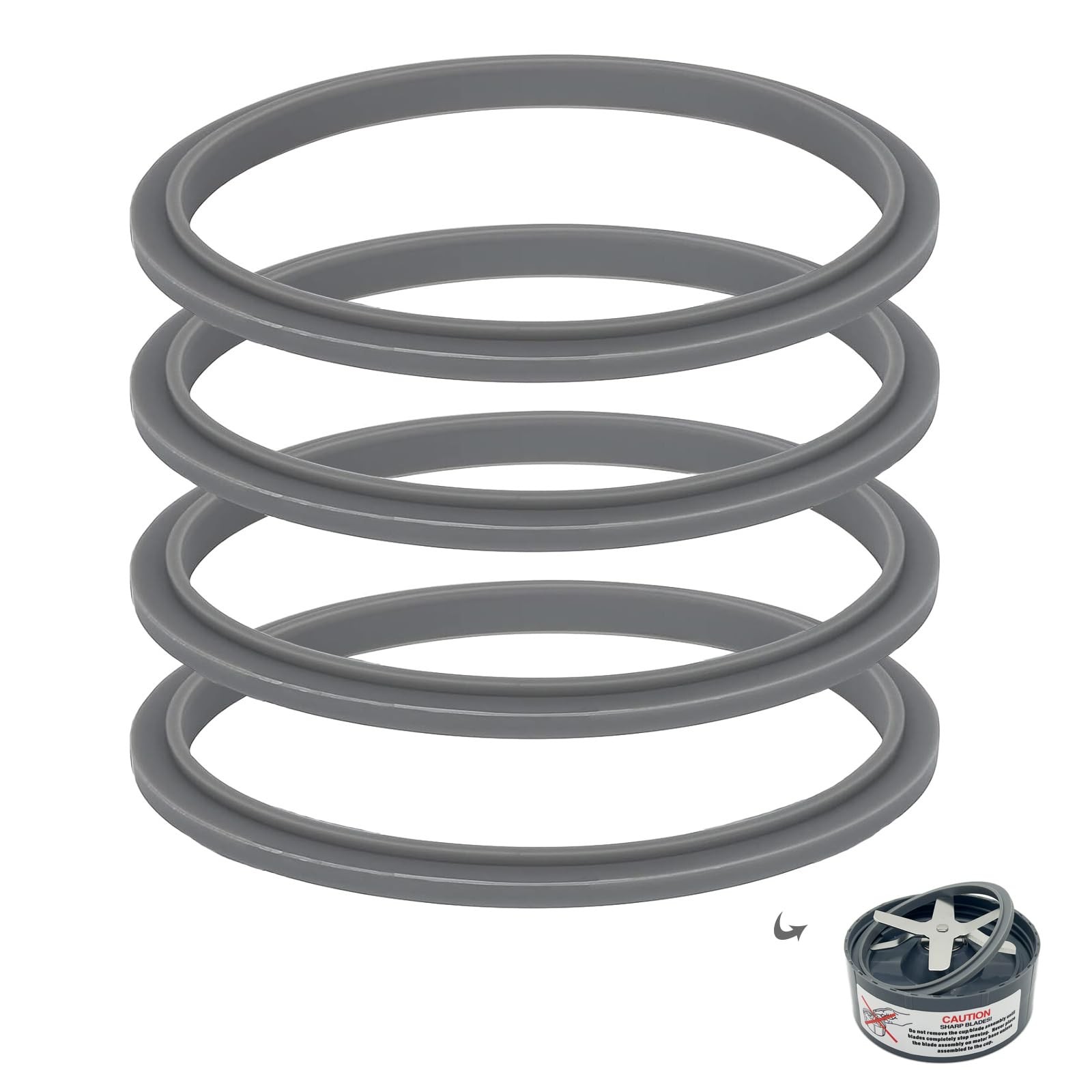 Blender Gasket Replacement Parts, Rubber Ring Seal Rings Acc