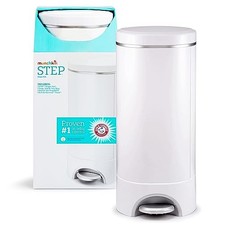 MUNCHKIN STEP  DIAPER PAIL POWERED BY ARM  HAMMER WHITE 15901 - Scratch  Dent