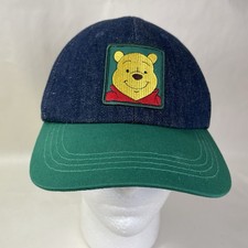 Disney Store Exclusive Winnie The Pooh Adjustable Hat Cap Denim Vintage