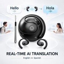 Translator Earbuds 75 Languages Two Way Real Time Bluetooth Online Translation