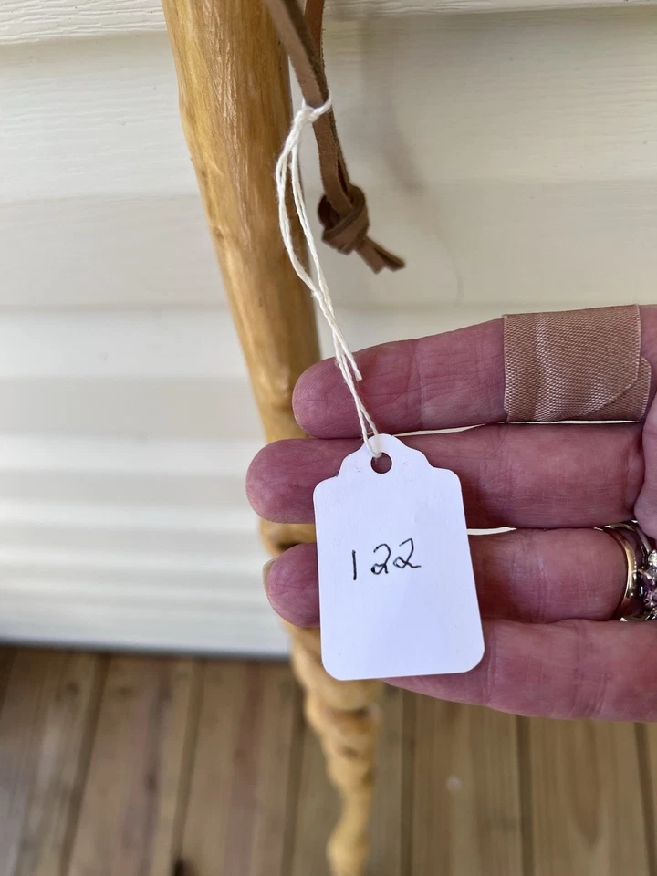 Bastón de madera hecho a mano madera 40 pulgadas de largo Foto 2 de 4