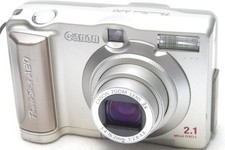 Canon PowerShot A20 Champagne Gold Compact Digital Camera Tested Working Used Ja