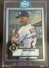 2024 Topps Archives Signature Series Jose Altuve 1/1 (2021 Platinum Anniversary)