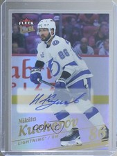 2025 Upper Deck Fleer Ultra SP Gold Rainbow Foil 1/1 Nikita Kucherov Auto 1t51