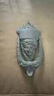 Vintage Antique Bronze Classical HEAD Metal Door Knocker 8” — photo 4