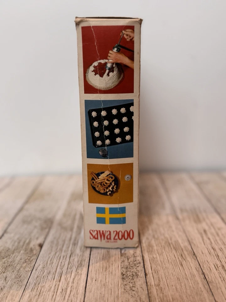 SAWA 2000 Vintage COOKIE PRESS Deluxe Años 60 Galletas de Navidad Hechas en Suecia Foto 3 de 4