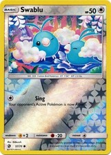 1x Swablu - 57/70 - Common - Reverse Holo Moderately Played Pokemon SM07.5 - Dra