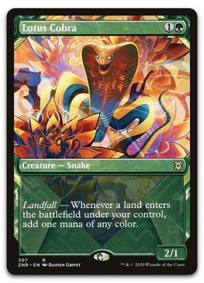 Lotus Cobra (Showcase) #307 (NM) Zendikar Rising ZNR Magic MTG