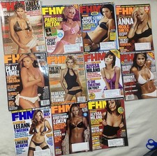 FHM for Him Mag Lot Halle Berry,Paris Hilton,Anna Nicole Smith, Brooke Burke