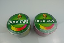 Lot of 2 Duck Tape  Brand Duct Tape 1.88 in. x 10 Yards Ombr  Rainbow Color