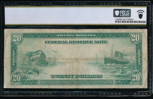 AC Fr 971a 1914 $20 New York FRN PCGS 25 - Picture 2 of 2