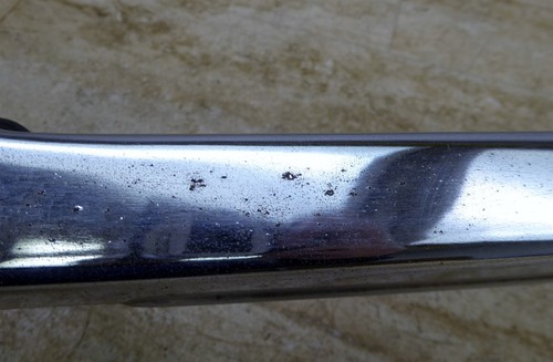 1970 Yamaha R5 350 R5C Y705. chrome metal chain guard - Picture 5 of 8