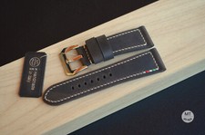 26 mm Cinturino artigianale Pam Italy 26/22 Handmade PULL-UP Vintage Leather
