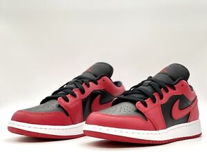 Nike Air Jordan 1 Low Reverse Bred Banned Gs Size 6y 7 5 Womens New Ebay