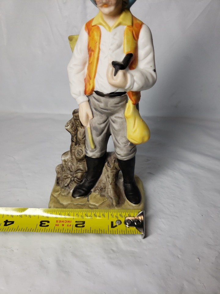 Hand Painted Hunting Grandpa Porcelain Figurine 7.5" eBay