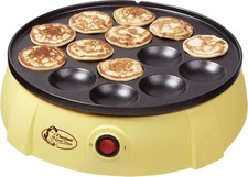 Profi Gerät ideal zum Backen von holländischen Poffertjes Back Platte Pfanne NEU