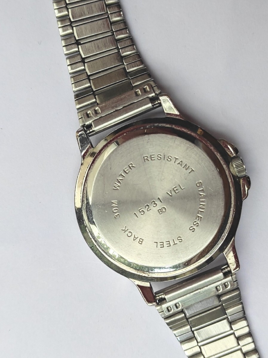 Zeon casual Mens date function stainless steel quartz watch Zeon casual Mens date function stainless steel quartz watch
