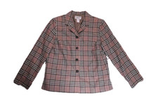 Womens Pendleton Classic 100 Pure Virgin Wool Blazer Plaid SZ 12