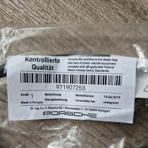 GENUINE PORSCHE PANAMERA 971 FRONT BRAKE PAD WEAR SENSOR 971907253 - Picture 2 of 5