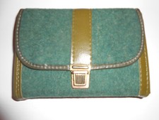 Vintage, weiche Filz-Kunstleder-Federmappe, sehr selten!