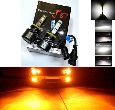 LED Kit G8 100W 880 Orange Two Bulbs Fog Light Upgrade Replacement Stock Lamp OE