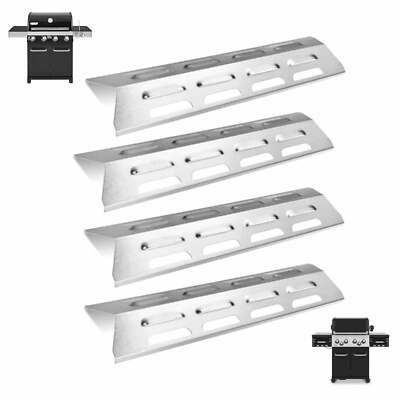Gas Grill Stainless Steel Flame Tamer 4pc Gas Grill Heat Shield