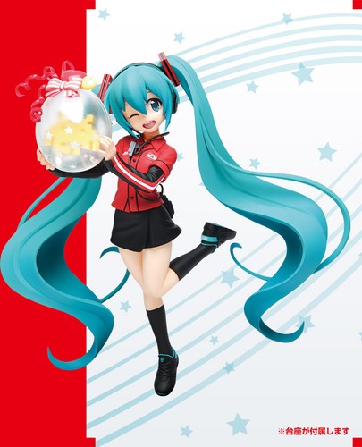 Taito Station x Hatsune Miku Taito Uniform Game Prize Figure VOCALOID Authentic - Picture 1 of 12