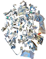 Large Lot Sewing Machine Presser Feet Foot Accessories Variety Brands Types NICE