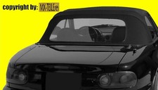 MAZDA MX-5 Vinyl-Verdeck Faltdach schwarz GUT & GÜNSTIG Wopavin   grosse Scheibe