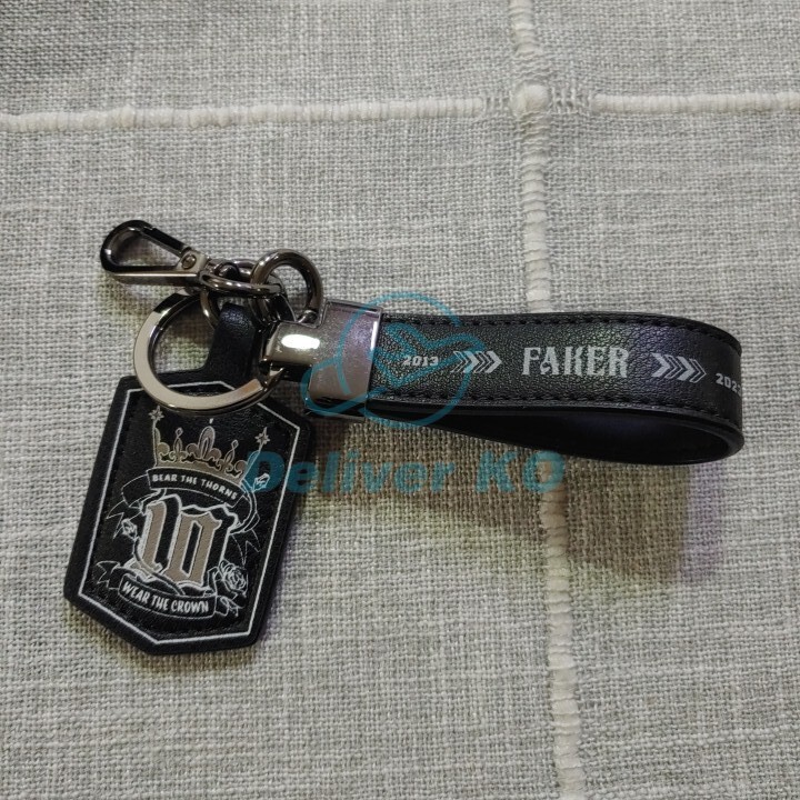 t1 カカオ　チュンシク キーリング Faker 2023 World Champions T1 Keychain Faker