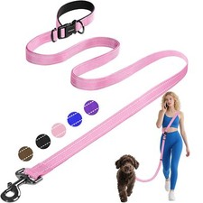 Hands-Free Dog Leash Adjustable Length 3-6 Ft Waist for Dog Walking Running f...