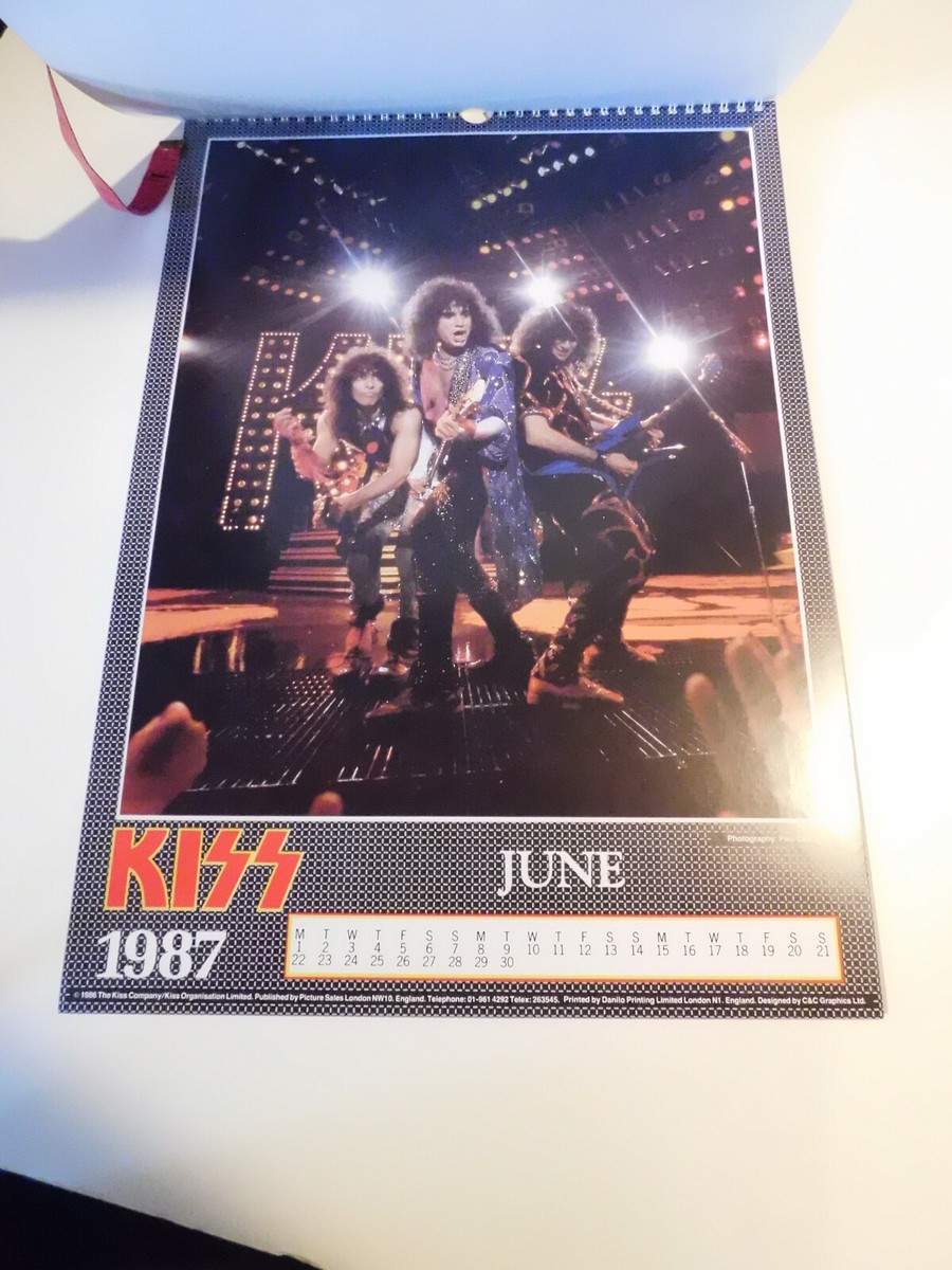 【超希少品】KISS 1979年当時　ビンテージカレンダー 超希少品】KISS 1979年当時 ビンテージカレンダー