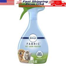 Pet Odor Eliminator Fabric Spray Fresh Scent 23.6oz Upholstery Cleaner New