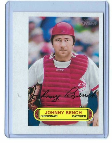 Johnny Bench card from 1973 Topps Pin Ups
