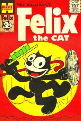 Felix the cat cover Retro Metal Tin Sign Poster Plaque Garage Wall
