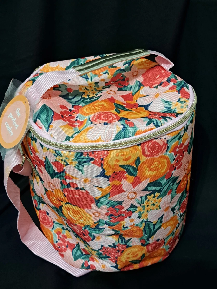 The Perfect Cooler Round Bright Floral Cooler Bag Arcadia Beauty