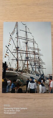 Photo sailing ship four masted bark Sedov Russia approx. 13 x 18 cm _ 22