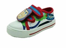 Boys Buzz Canvas Trainers Toy Story Lightyear Pumps Disney Summer Shoe Size 6-12