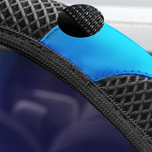 15"/38cm Auto Car Steering Wheel Cover Ice Silk Breathable Elastic Accessories - Picture 18 of 19