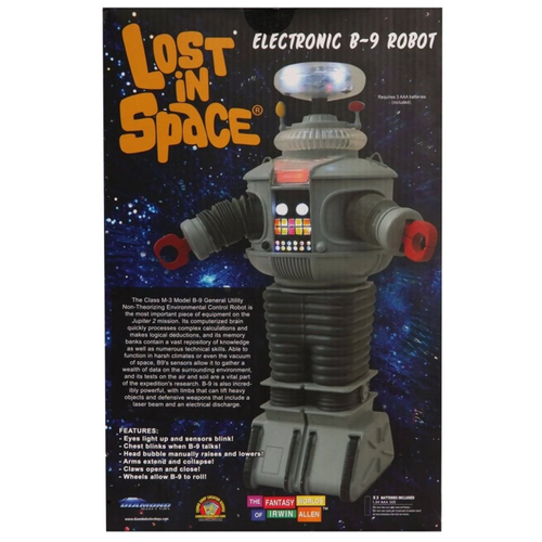 NEW - Lost In Space Electronic Lights & Sounds B9 Robot Golden Boy Edition - Picture 8 of 9