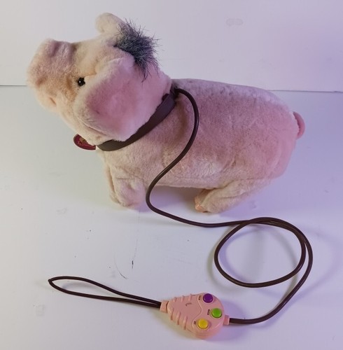 Vintage Animatronic Remote Controlled BABE The Pig 12" Talking Toy Read Descrp - Picture 2 of 12