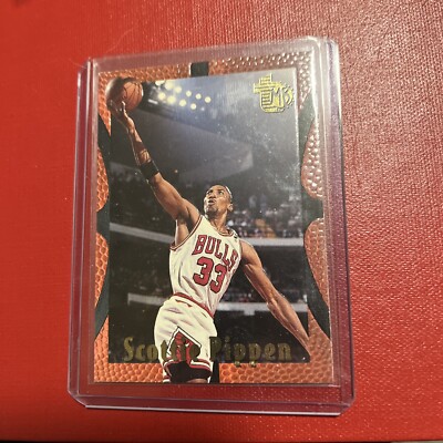 1995 Topps Embossed Scottie Pippen #16! Chicago Bulls | eBay